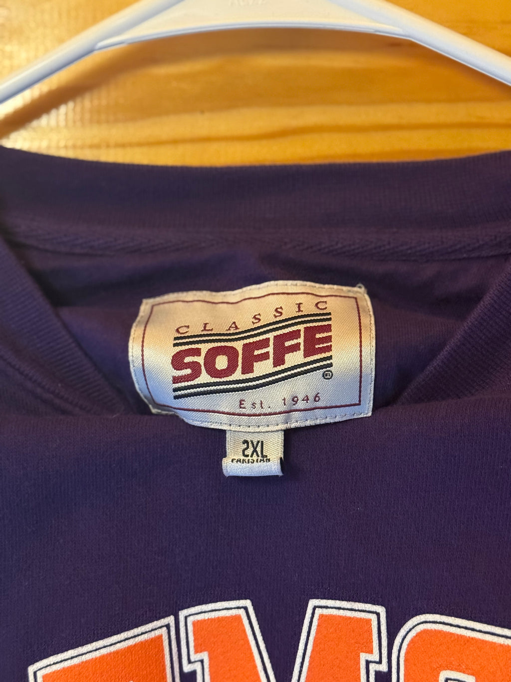 Vtg Clemson University Soffe Classics Sweatshirt XXL