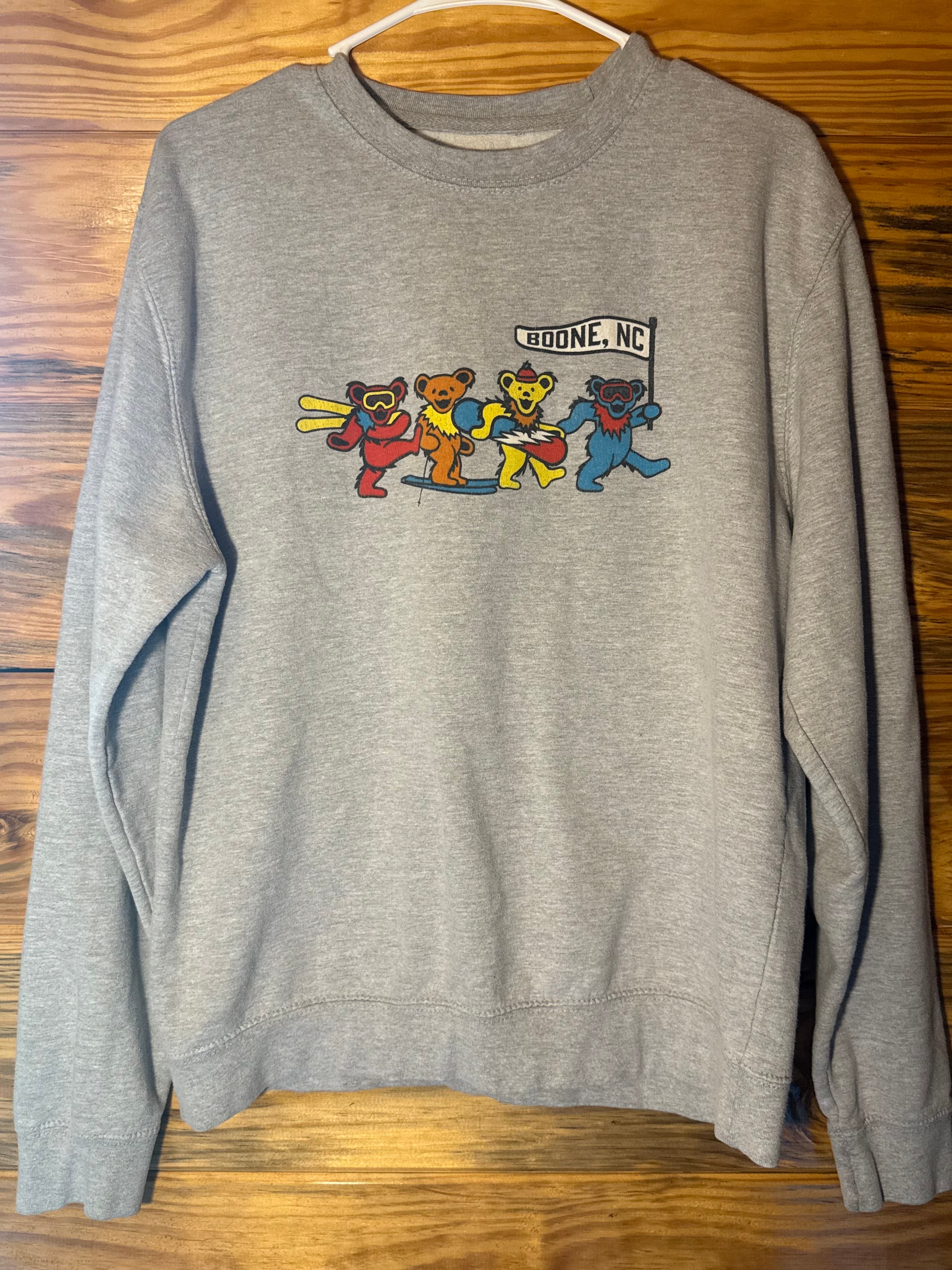 2014 Grateful Dead Ski Bears Boone NC Sweatshirt M