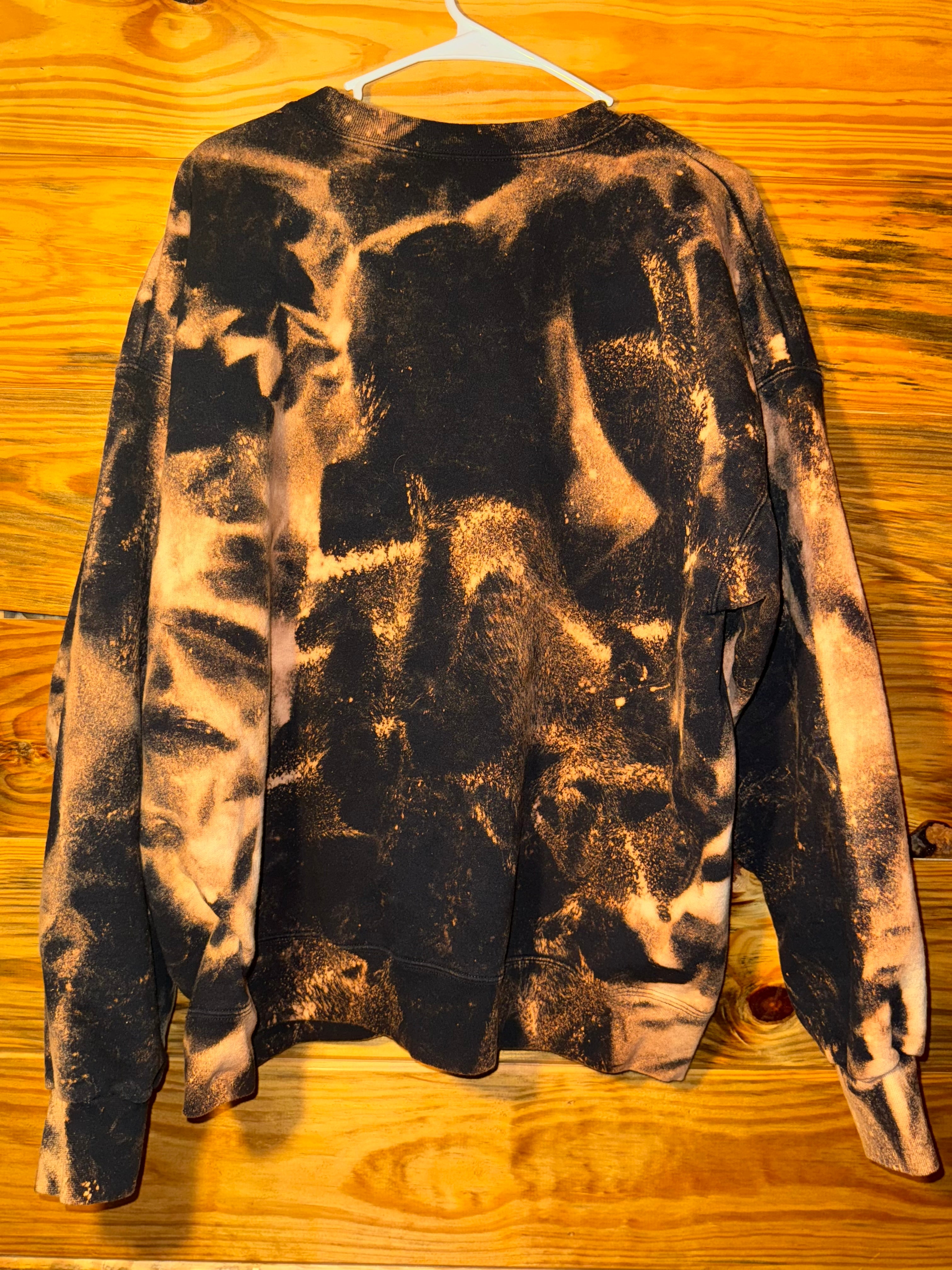 Modern Bleach Dyed Gauntlet Sweatshirt XL