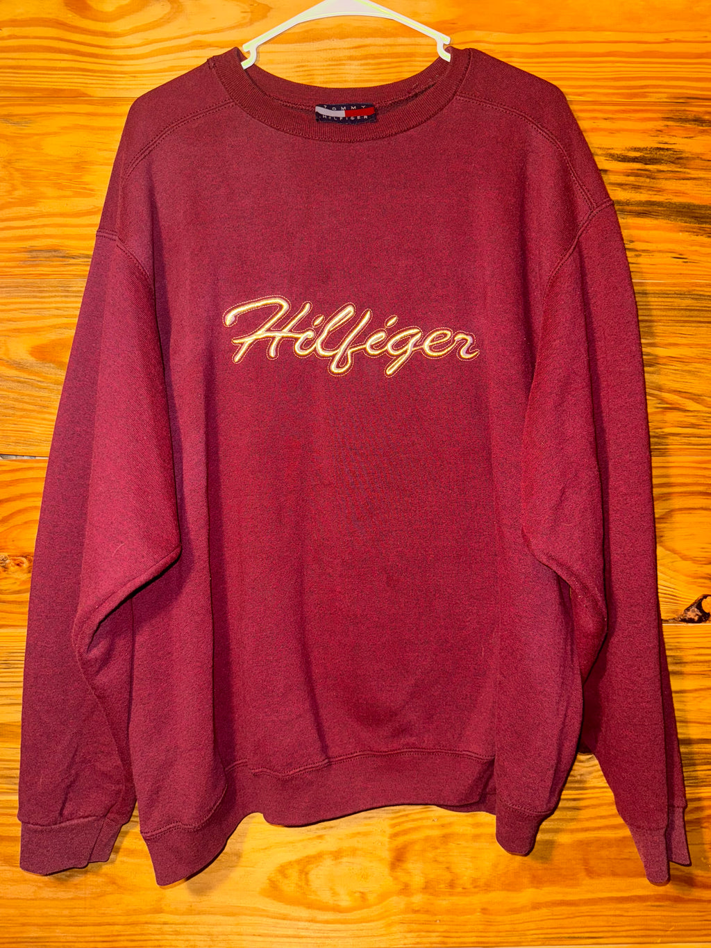 Vtg Tommy Hilfiger ‘Hilfiger’ Sweatshirt XL