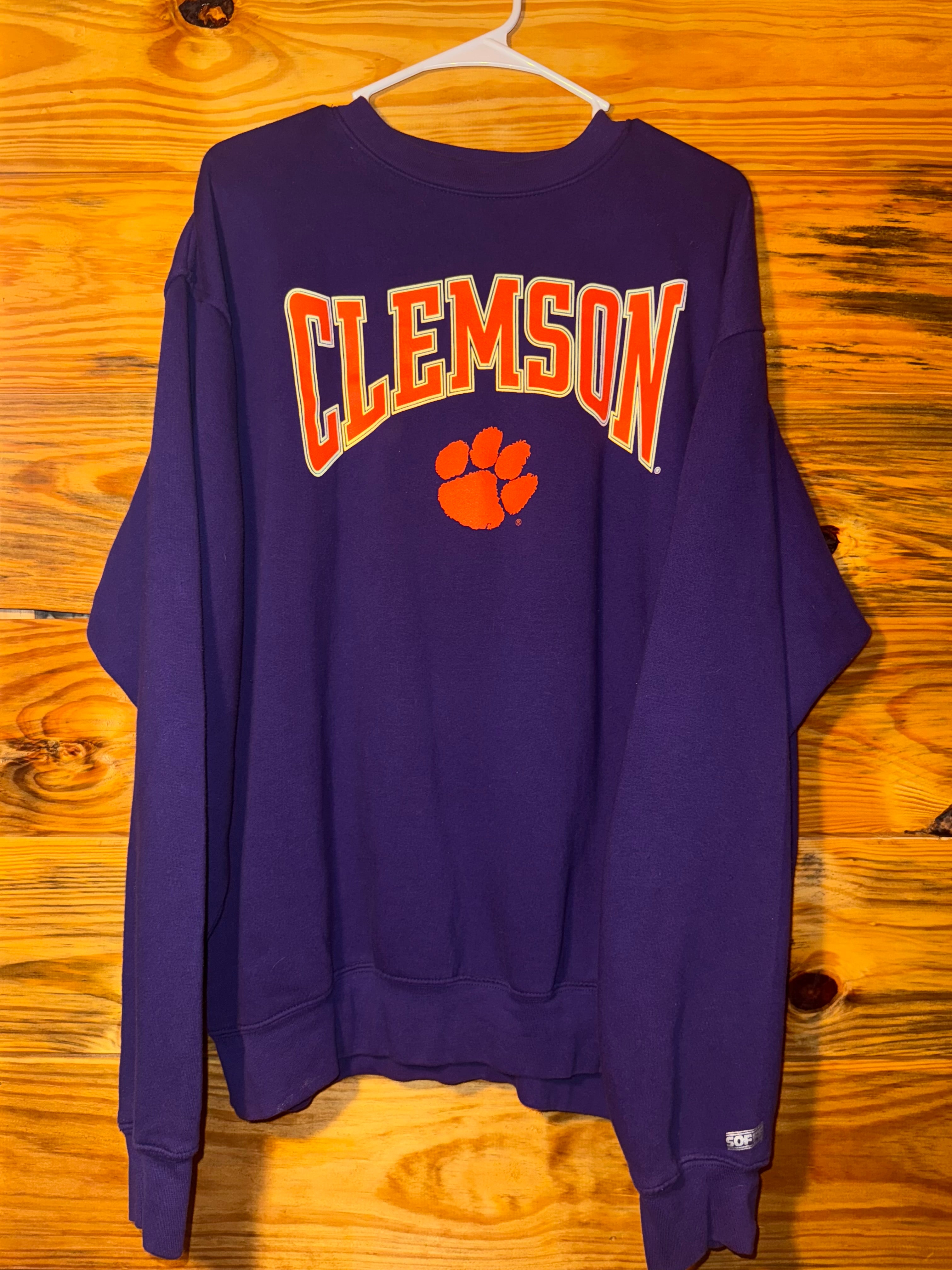 Vtg Clemson University Soffe Classics Sweatshirt XXL