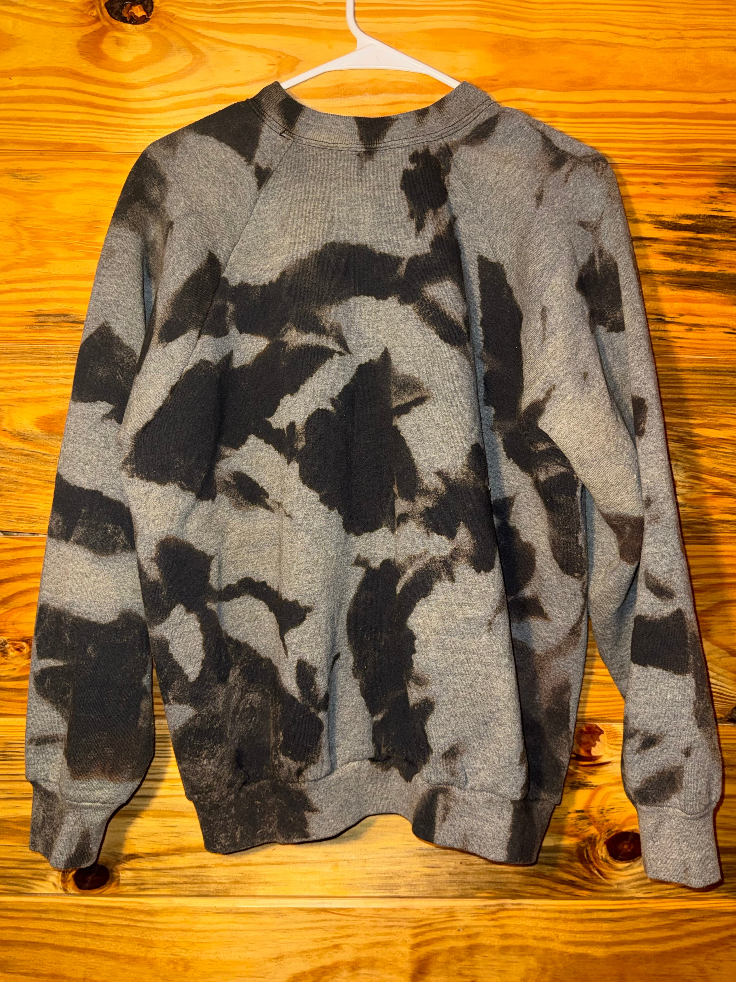 Vtg Bleach Dyed Fruit of the Loom Marcel Frost Sweatshirt M