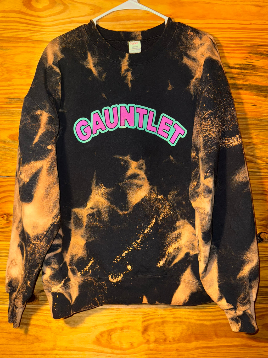 Modern Bleach Dyed Gauntlet Sweatshirt XL