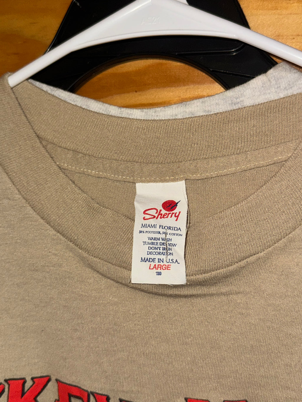 Vtg Mickey & Minnie Overland Outfitters 90’s Single Stitch Tee L