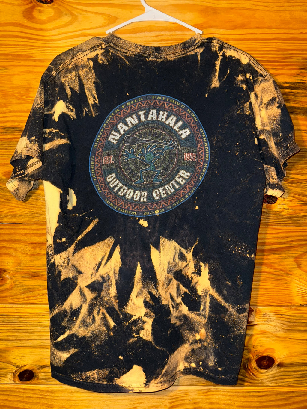 Modern Bleach Dyed Nantahala Outdoor Center T-Shirt M