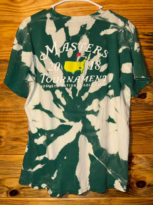 2018 Bleach Dyed Masters Tournament T-Shirt M
