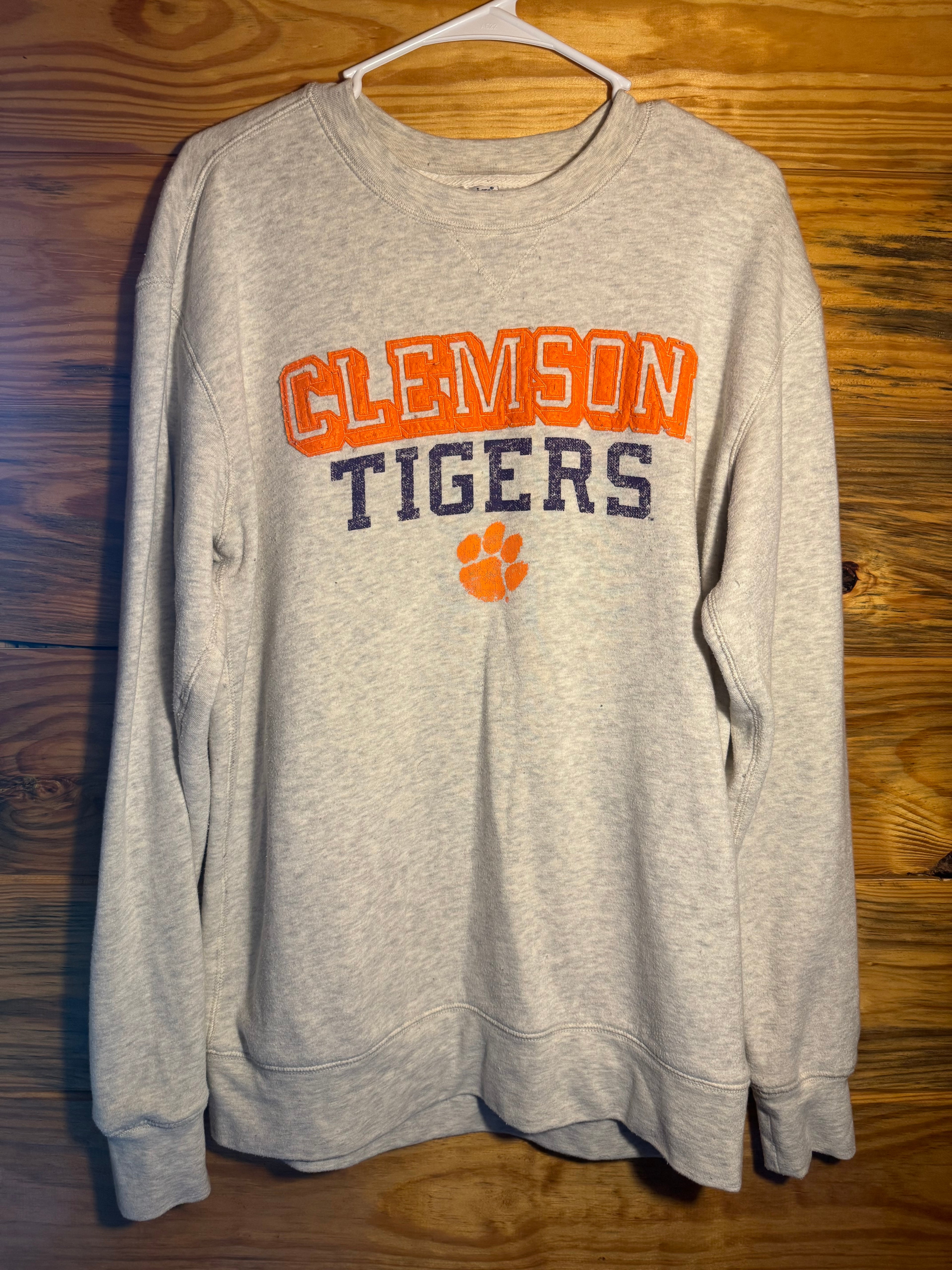 Vtg Champion Clemson Tigers Sweatshirt M/L