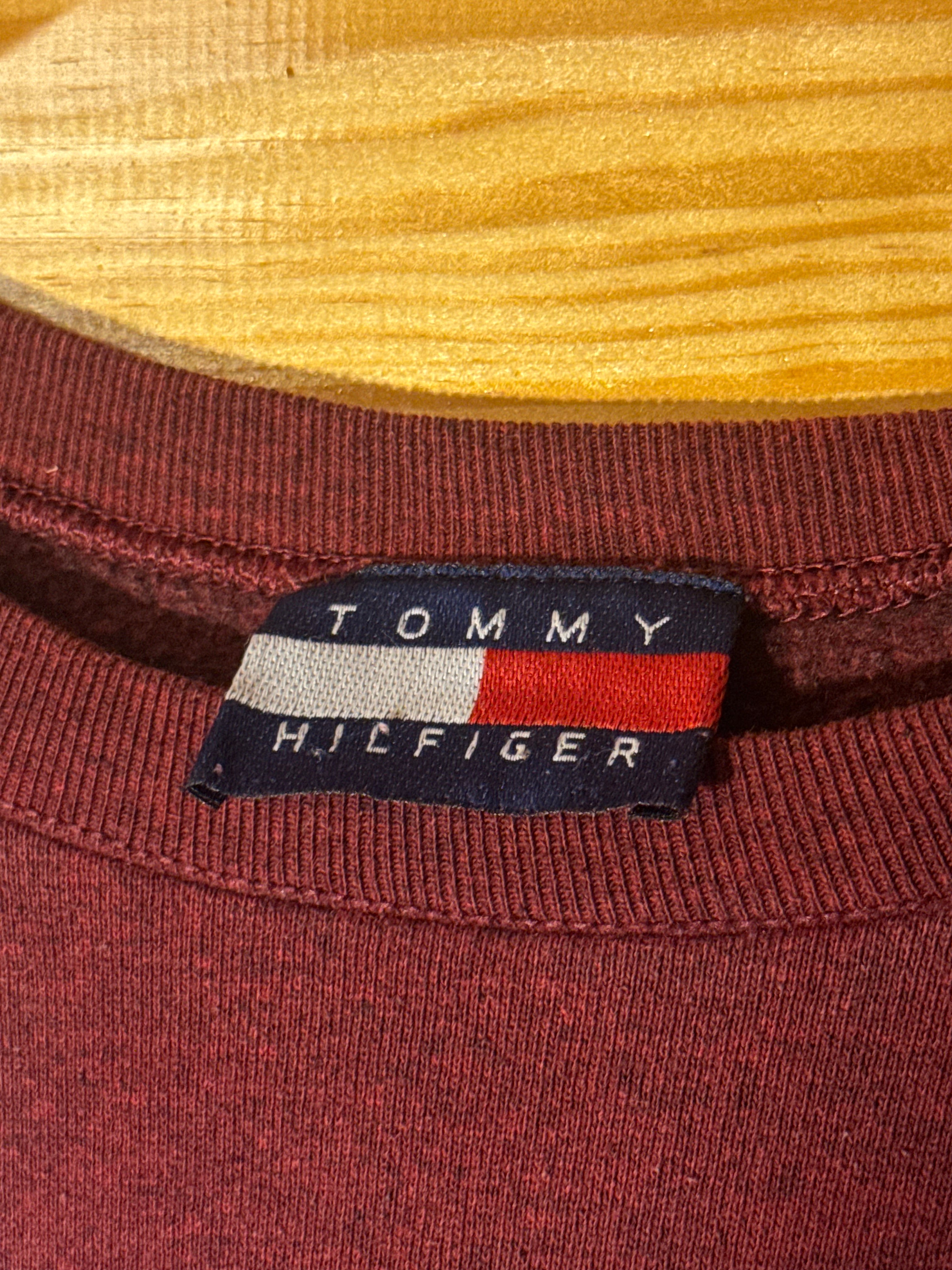Vtg Tommy Hilfiger ‘Hilfiger’ Sweatshirt XL