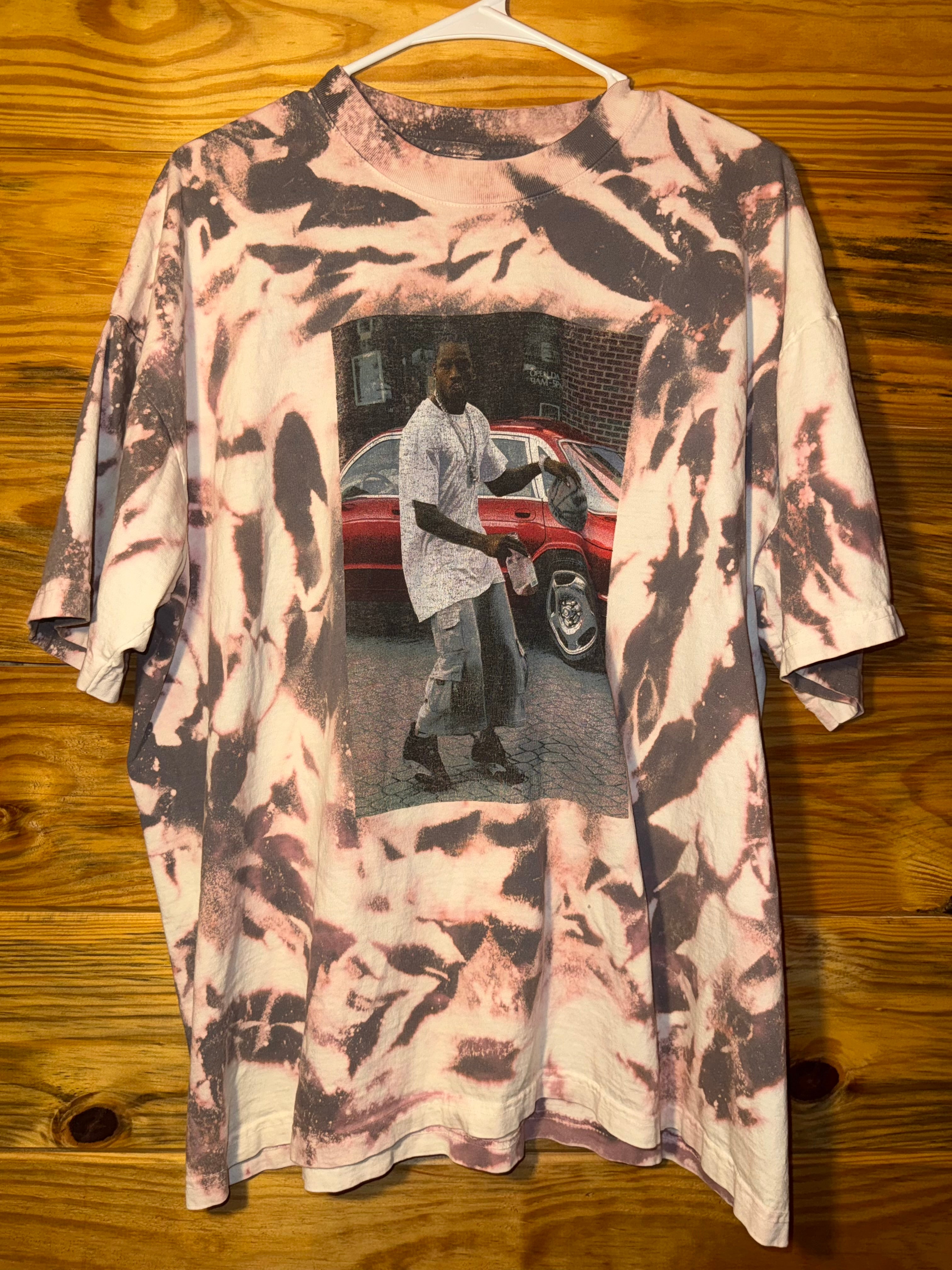 2014 Bleach Dyed Reebok Allen Iverson T-Shirt