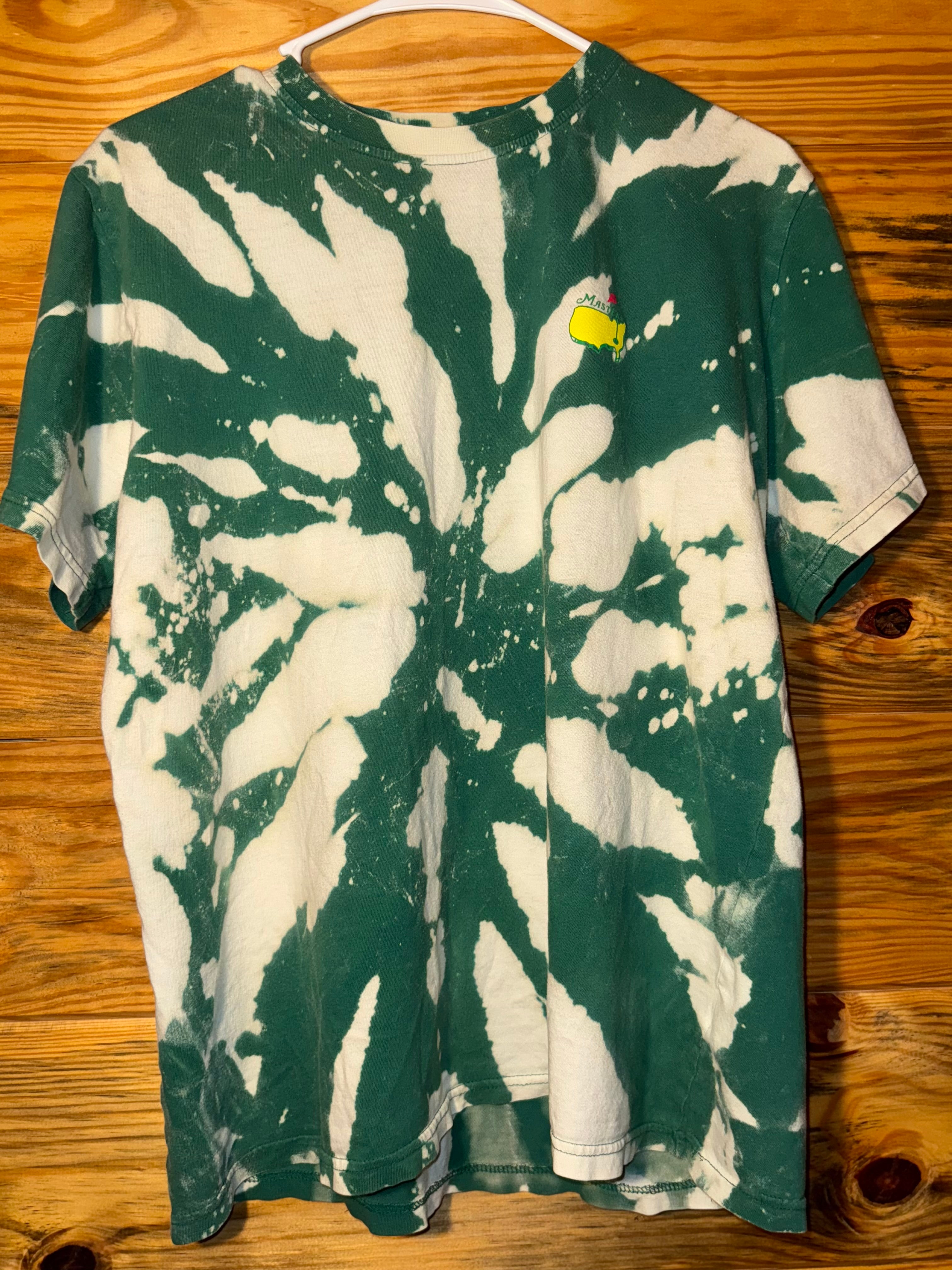 2018 Bleach Dyed Masters Tournament T-Shirt M